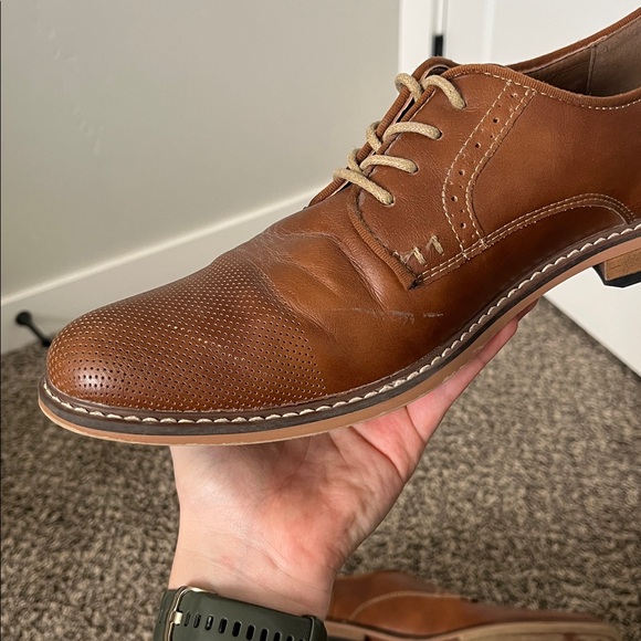 Madden | Men’s Brown Lace Up Dress Shoe - Picture 8 of 10